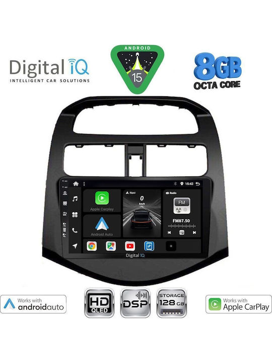 Digital IQ Auto-Audiosystem Für Chevrolet Funke 2009-2015 Bluetooth USB Eingebautes Wi-Fi GPS Apple CarPlay Android Auto Mit 9 Zoll Touchscreen