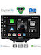 Digital IQ Auto-Audiosysteme für Toyota Aygo 2014-2024 mit Klima (Bluetooth/USB/WiFi/GPS/Apple CarPlay/Android Auto) mit Touchscreen 9"