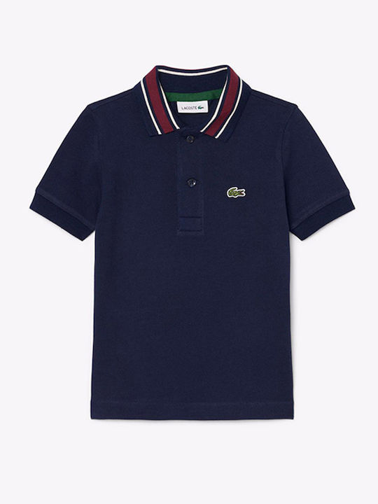 Детско Поло Къс Ръкав Navyblue
