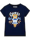 Kids Short-Sleeved Top Dark Blue