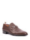 Leder Herren Mokassins in Braune Farbe