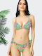 Set Bikini Push Up Brazil Animal Print Wild Green