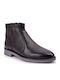 Leder Schwarz Chelsea Herrenstiefel