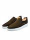 Leather Men's Casual Shoes Brown
