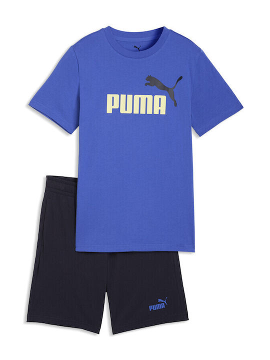 PUMA Παιδικό Σετ με Σορτς Καλοκαιρινό 2τμχ Blue...