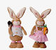 Aufrechte Stoffkaninchen 33cm