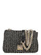 Knitted Women's Shoulder Bag Black