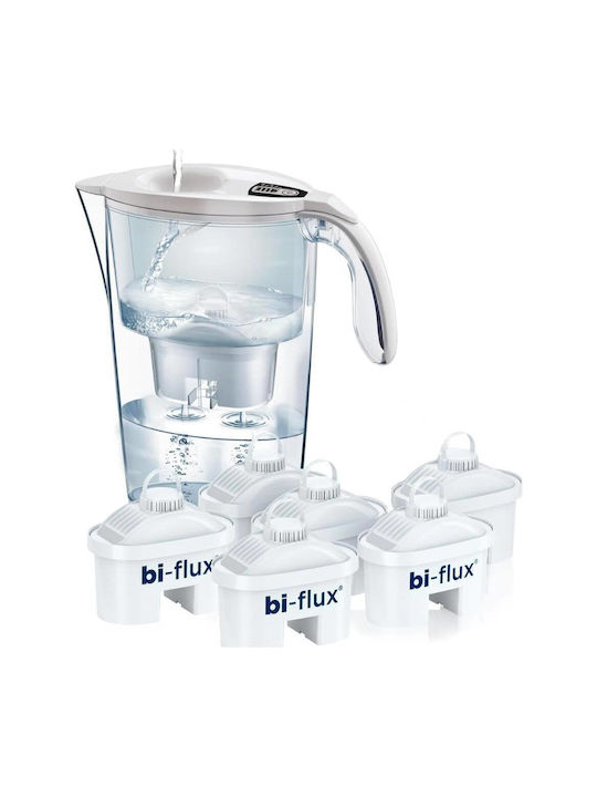 Laica Stream Serving Jug with 6 Replacement Filters