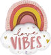 Valentine's Day Balloon Rainbow Jumbo 89cm