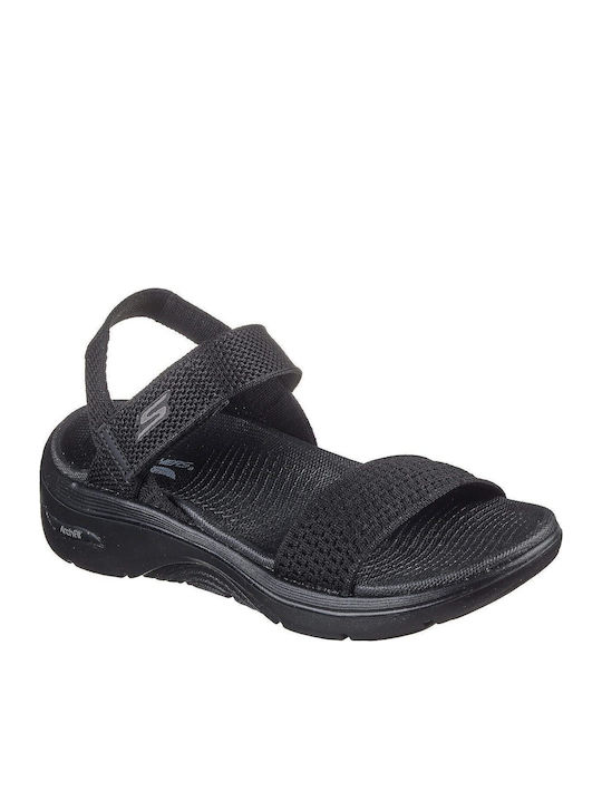 Skechers Go Walk Arch Fit Sandale Damă Negre