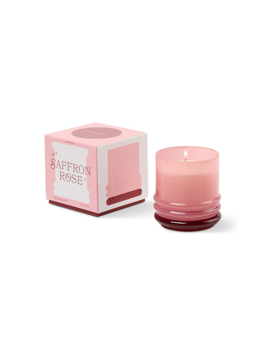 Paddywax Aromatisches Soja-Kerze im Gefäß mit Rose Parfüm 198g