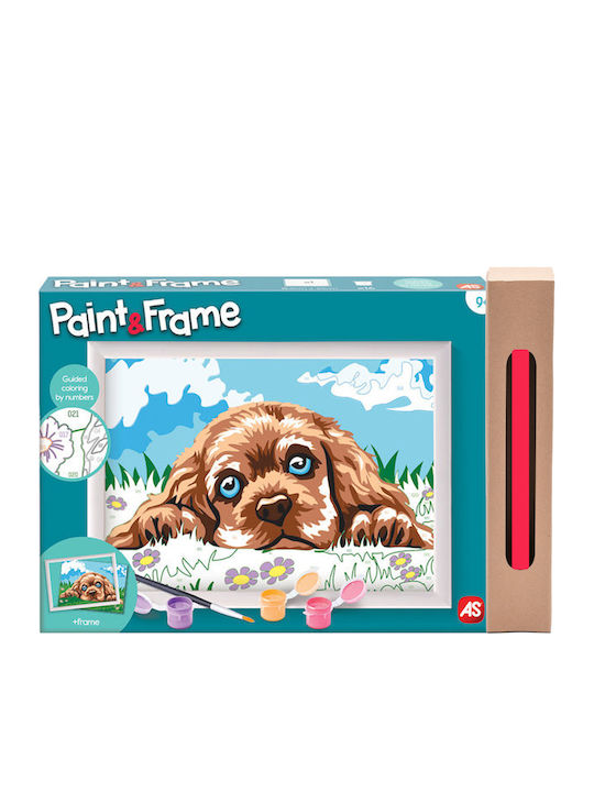 AS Παιχνιδolampada Ζωγραφική Paint & Frame Loving Puppy Für 9+ Jahre AS