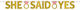 Banner "She Said Yes" Glitter 365cm