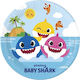 Baby Shark Partygeschirr Platte für Party 8 Stück