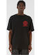 T-shirt Global Flame Black