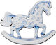 Wooden Craft Decoration Element Horse K1013 5cm Pink