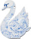 Wooden Element Swan K1017 5cm Sky Blue