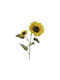 Decorative Artificial Plant Branch Heliotropium Yellow 72cm