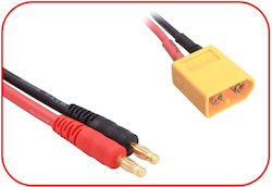 Charging Cable 4mm Bullet Plug Xt60 150mm Absima