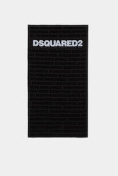 Dsquared2 Strandtuch Schwarz