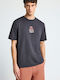 T-shirt Ανθρακί