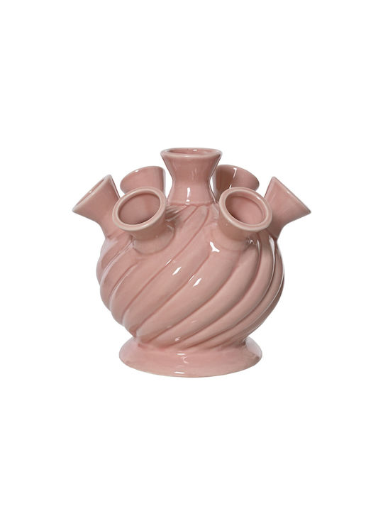Kaemingk Decorative Pink Porcelain Vase Y20cm