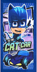 Πετσέτα Θαλάσσης Pj Masks Catboy Aquablue 70x140 Cm