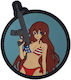 Bikini Girl & Rifle Σήμα 3d Pvc