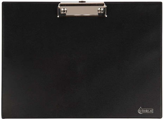Clipboards & Form Holders Seminar Clip 123inkt Paper Clip A4 Horizontal Black