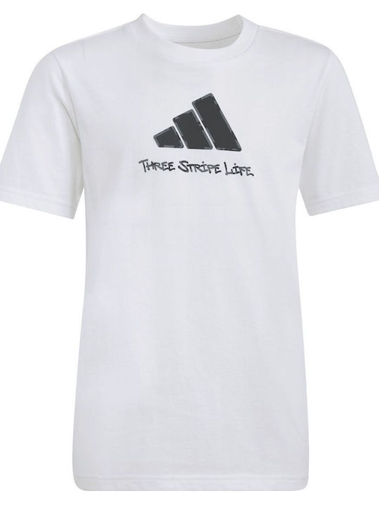 Παιδικό T-shirt Λευκό Camo Train