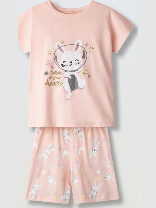 Evita Kids Summer Pajama Pink Believe In Your Dreams H637