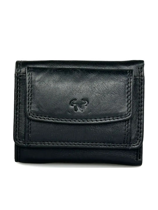 Small Leather Women's Wallet Black