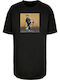 Damen Oversized T-Shirt Schwarz