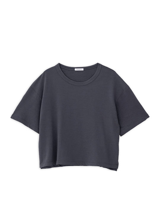 Philosophy Wear Γυναικείο Crop Top Βαμβακερό Κο...