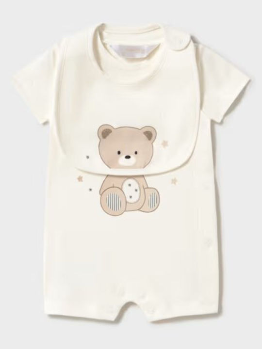 Mayoral Ecru Baby-Strampler