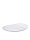 Estia Pebbles Serving Plate Shallow Porcelain White with Diameter 28cm
