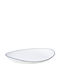 Estia Pebbles Dessert Plate Made of White Porcelain with Diameter 22cm