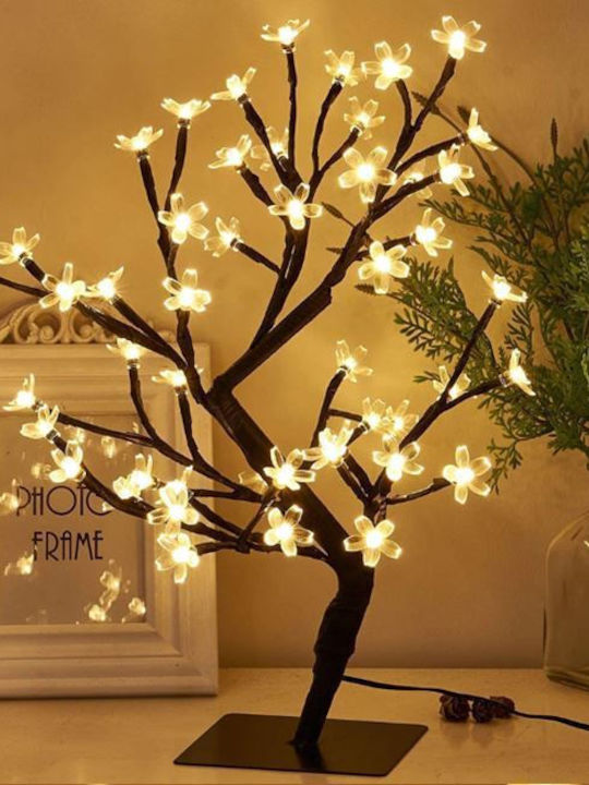 Beleuchteter Dekorationsbaum Kirschen 48 LED-Lampen Höhe 47cm Zweigöffnung Bis 43cm