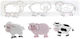 Tappit Cookie Cutter Farm Animals Set 76x46mm