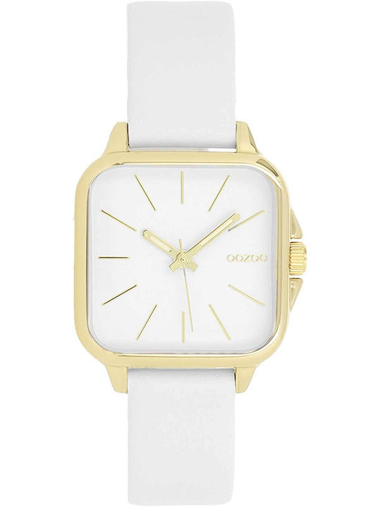 Oozoo Women’s Watch 34mm Battery with White Lea...