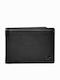 Leder Herrenbrieftasche Schwarz
