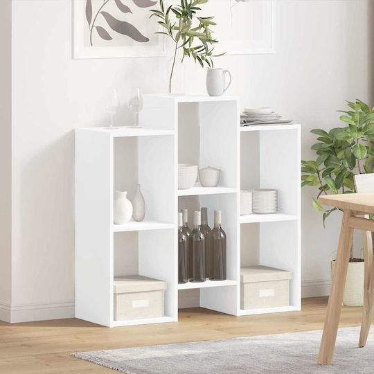 Holz Sideboard Weiß 90x30x90cm