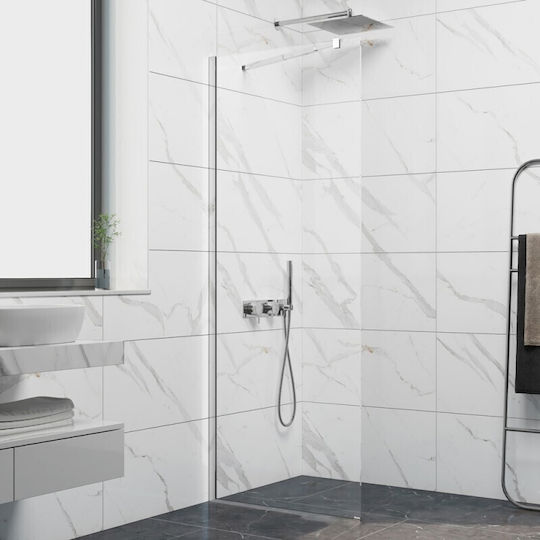 Inter Ceramic 125TR-50C Shower Screen for Shower with Sliding Door 50x200cm Chrome