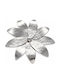 Emmanuela Handcrafted Für Dich Λουλούδι Μάργαριτα Weiß 925 Silber Broschen