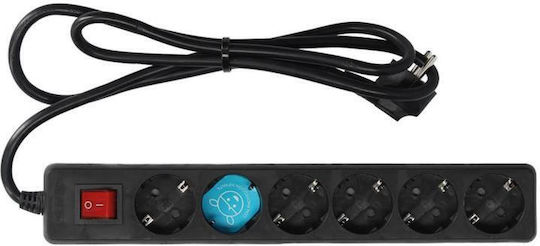 GSC Power Strip 6 Sockets with Switch and 1.5m Cable