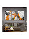Threefold Glass Set of Colorful Abstract Art (60x90cm)