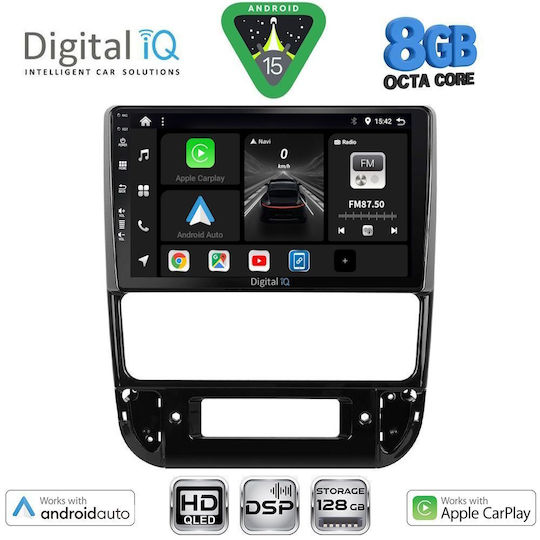 Digital IQ Ηχοσύστημα Αυτοκινήτου για Peugeot 406 1998-2004 (Bluetooth/USB/WiFi/GPS/Apple-Carplay/Android-Auto) με Οθόνη Αφής 9"