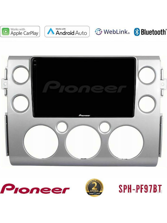 Pioneer Car Audio System for Toyota FJ 2007-2014 Bluetooth USB AUX WiFi GPS Apple CarPlay Android Auto with 9" Touch Screen