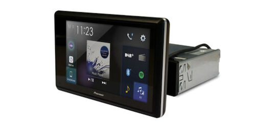Pioneer Auto-Audiosystem 2 DIN Bluetooth USB WiFi GPS Apple CarPlay Android Auto Notenblätter mit Touchscreen 6.8 Zoll