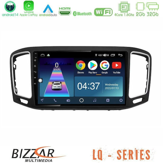 Bizzar Ηχοσύστημα Αυτοκινήτου για Volkswagen Sharan 2010-2015 (Bluetooth/USB/WiFi/GPS/Apple-Carplay/Android-Auto) με Οθόνη Αφής 9"